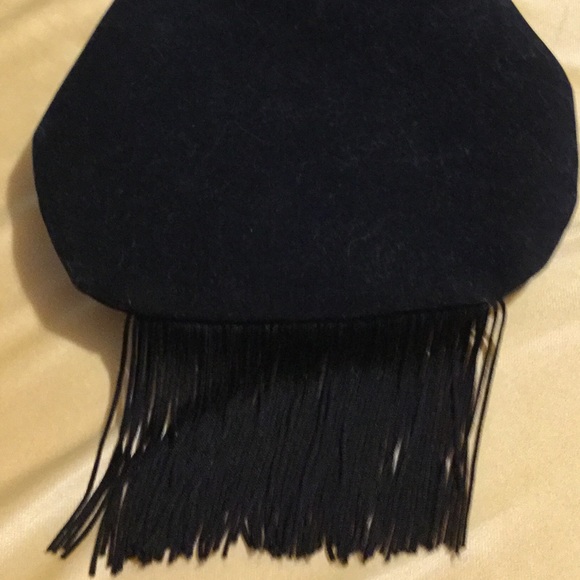 LOVELY BOHO BLACK EVENING BAG - Picture 7 of 8